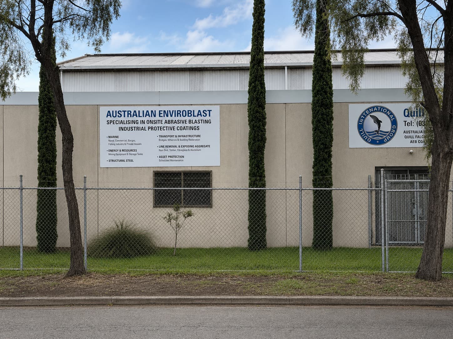 Australian EnviroBlast team on site